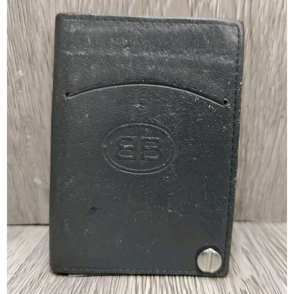 Buxton Card Wallet 10 Plastic Wallet‎ Inserts Holds 20 Card Brown Men's Minimal